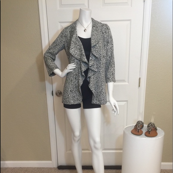 Calvin Klein Jackets & Blazers - Calvin Klein 3/4 Sleeve Drape Front Jacket